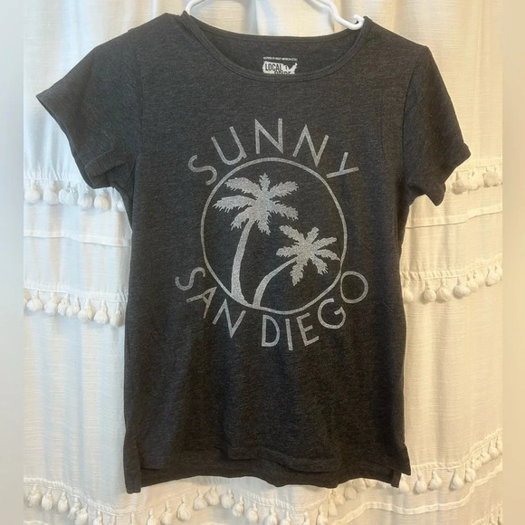local pride Tops - Local pride sunny San Diego gray t shirt size XS
